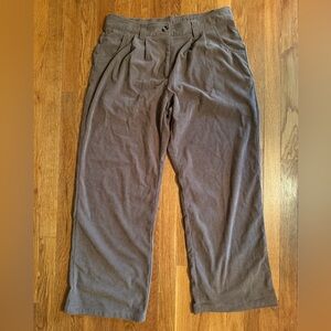 HALARA Women's Brown Corduroy Trousers